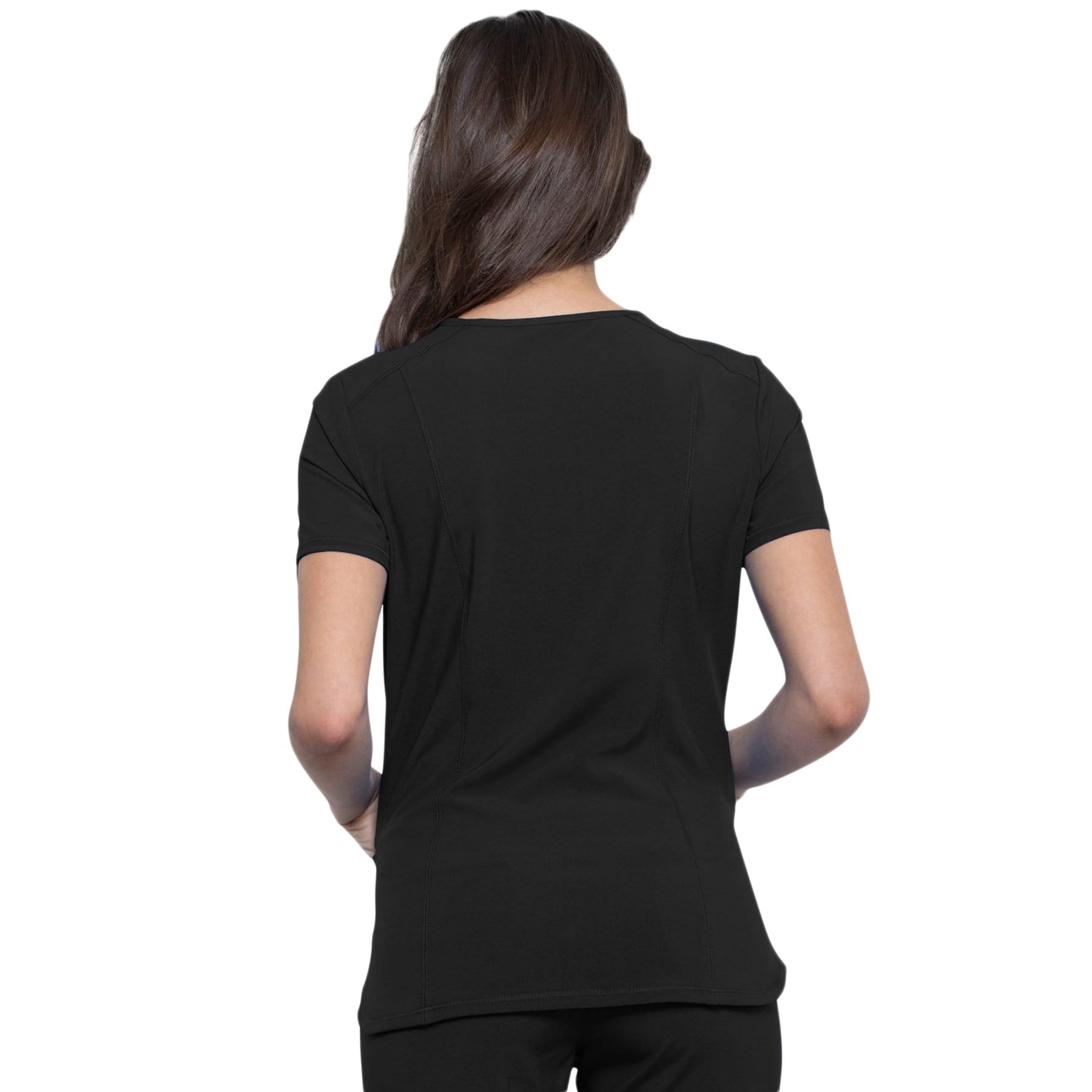 Cherokee Infinity Ck865a Scrubs Top Women Black — Medshop Singapore