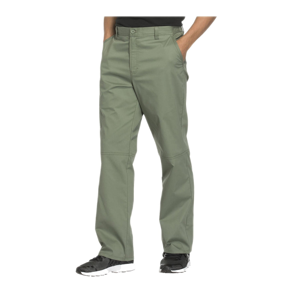 Cherokee Workwear Pant WW Core Stretch Men's Fly Front Pant Olive