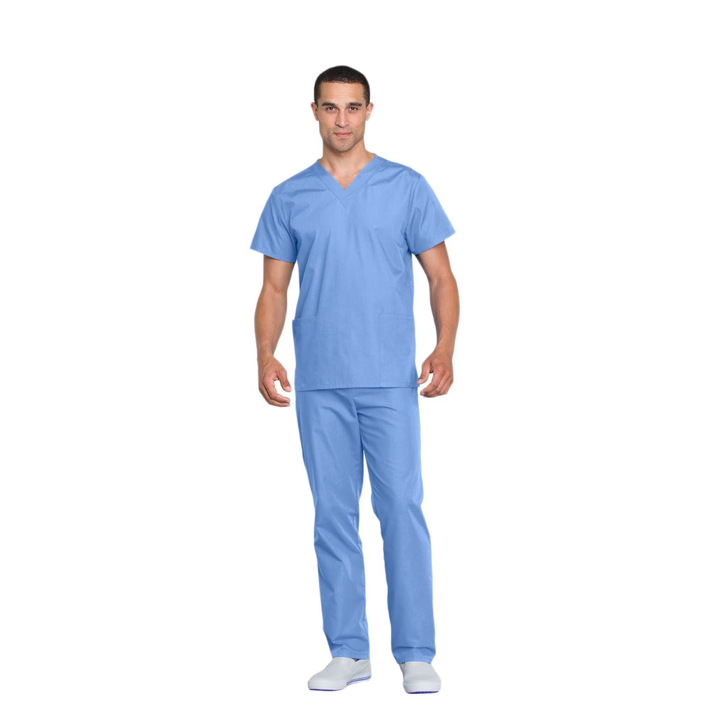 Cherokee Workwear WW530C Scrubs Set Unisex Ciel Blue