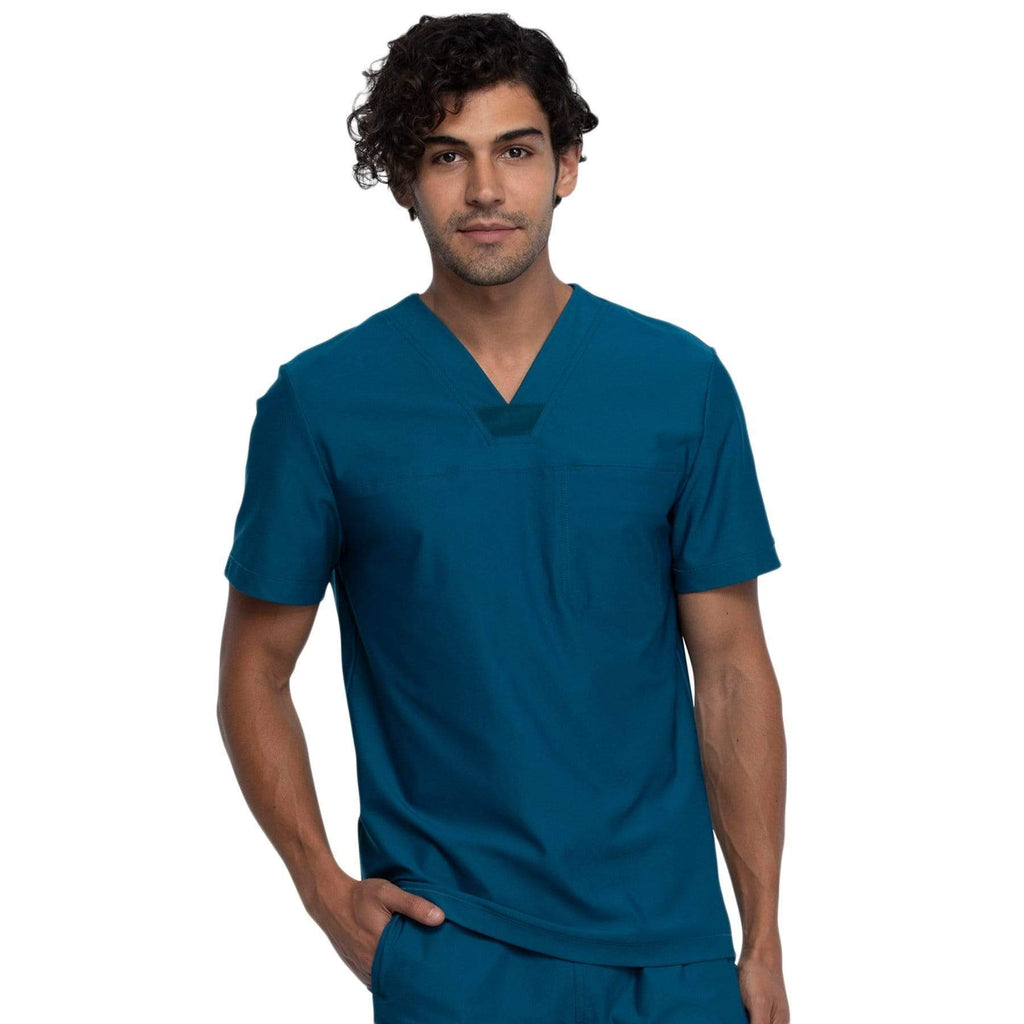 Cherokee Form CK885 Scrubs Top Men Blue