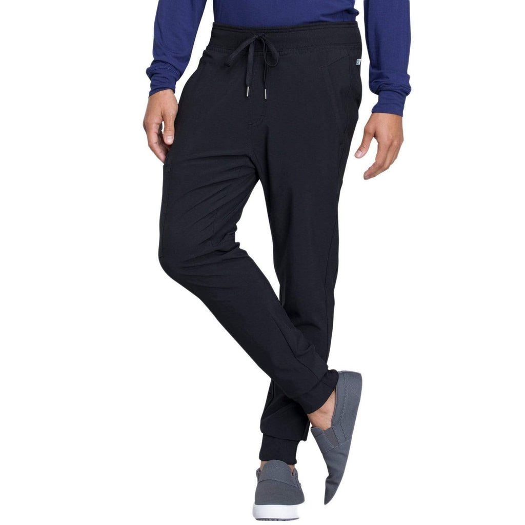Cherokee Infinity CK004A Scrubs Pants Men's Natural Rise Jogger Black